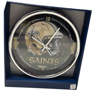 Wincraft Gold and Black Wall Clock for Saints Fans